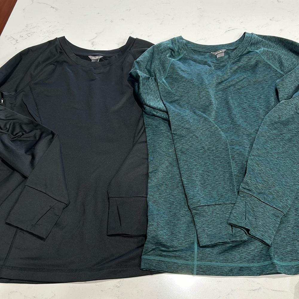 Eddie Bauer Crossover winter trail long sleeve shirts large